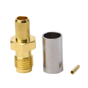 Coaxial RF <strong>connector</strong> SMA-<strong>K</strong>-3 female pin crimping 50-3 line LMR200 RG58 RG141 line - Product Image 3
