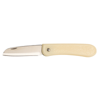 Couteau de cuisine en acier blanc crème de 4,1 pouces, design Damas, couteau à éplucher et à découper pliable pour chef et cadeau