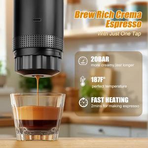 Machine à expresso portable pour voiture, cuisine, camping, voyage, machine à café automatique, cadeau du Black Friday - Product Image 5