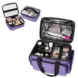 化妆化妆包旅行便携大容量储物袋定制品牌化妆组织者拉链袋拉链袋几何