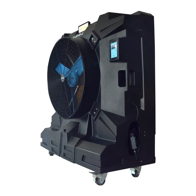 Workshops Movable Air Condition 36Inch GFCI Evaporative Air Cooler Swamp Cooler Industrial Chillers Cooling Fan Desert Cooler