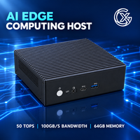 Ubuntu Preinstalled AI Edge Computing Host Desain Pendingin Aktif Mini PC untuk Pendidikan dan Pelatihan