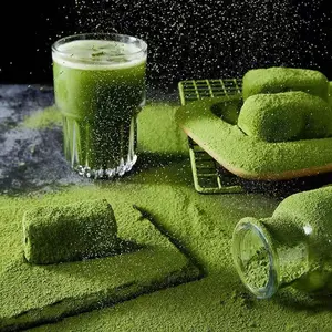 Toptan 100g paketlenmiş organik Premium mutfak sınıfı Matcha çayı YEŞİL ÇAY Matcha doğrudan fabrika