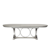 Table ovale en bois massif de luxe, élégante et durable, de haute qualité, pour salon, salle à manger, hôtel, cuisine