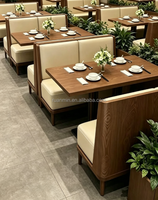 Nouvelle Arrivée - Mobilier de Restaurant Commercial de Luxe - Ensemble de Tables et Chaises en Bois pour Restaurants, Cafés et Salles à Mijoter