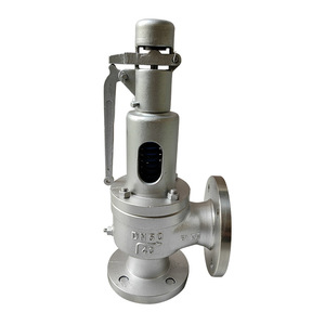 Soupape de sécurité réglable A48W-16P pour chaudière industrielle chimique, en acier inoxydable 304, à bride - Product Image 1