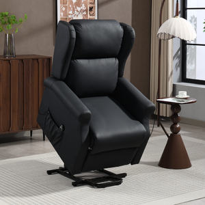 Silla de Cuidado para Personas Mayores, Silla Eléctrica Ajustable de Cuero PU Personalizada para el Hogar - Product Image 1
