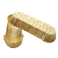 Emballage étoile petite et grande taille artisanat couleur forme ronde Hot Dog cuisson jetable papier tasse plateau porte-gâteau