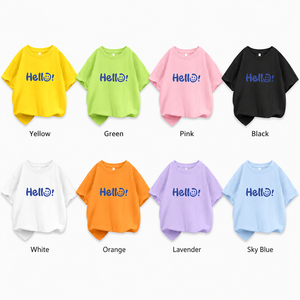 <span class=keywords><strong>Camiseta</strong></span> de algodón para niños y niñas, <span class=keywords><strong>camiseta</strong></span> de verano con estampado de sonrisa, <span class=keywords><strong>camiseta</strong></span> informal suave de manga corta, ropa moderna para niños MZJ - Product Image 2