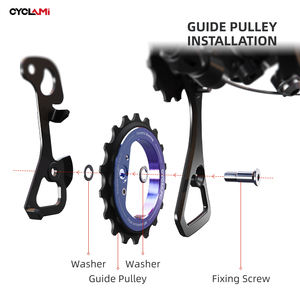 Polea Guía Excéntrica Universal CYCLAMI 18T con Rodamiento de Cerámica Completo para Desviador Trasero de Bicicleta MTB Modelo E35 Guangdong - Product Image 6