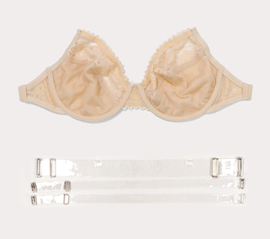 <span class=keywords><strong>Reggiseno</strong></span> in pizzo con ferretto Ultra-sottile trasparente e invisibile con spalline a copertura totale per <span class=keywords><strong>coppa</strong></span> C/<span class=keywords><strong>D</strong></span> - Product Image 4