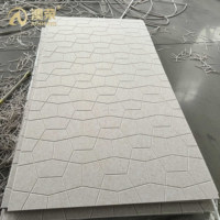 Panneaux acoustiques en feutre PET ECO CNC V Curve, isolation phonique, motif personnalisé, polyester, pour murs, plafonds, décoration de pièce