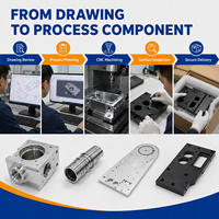 Composants d'équipement semi-conducteur usinés par CNC, usinage CNC de précision, pièces de chambre à vide personnalisées, fabricant OEM