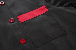 2025 <span class=keywords><strong>ropa</strong></span> de trabajo de Chef de talla grande para restaurante de Hotel de manga larga y corta Unisex barata <span class=keywords><strong>ropa</strong></span> de Chef de doble botonadura para verano - Product Image 4