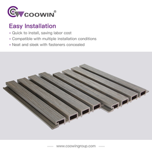 Hiện đại 3D gỗ sứ Panel Tường Ngoài trời-áp dụng ngoại thất WPC làm bằng gỗ vật liệu hiện đại nhân tạo Ốp - Product Image 5