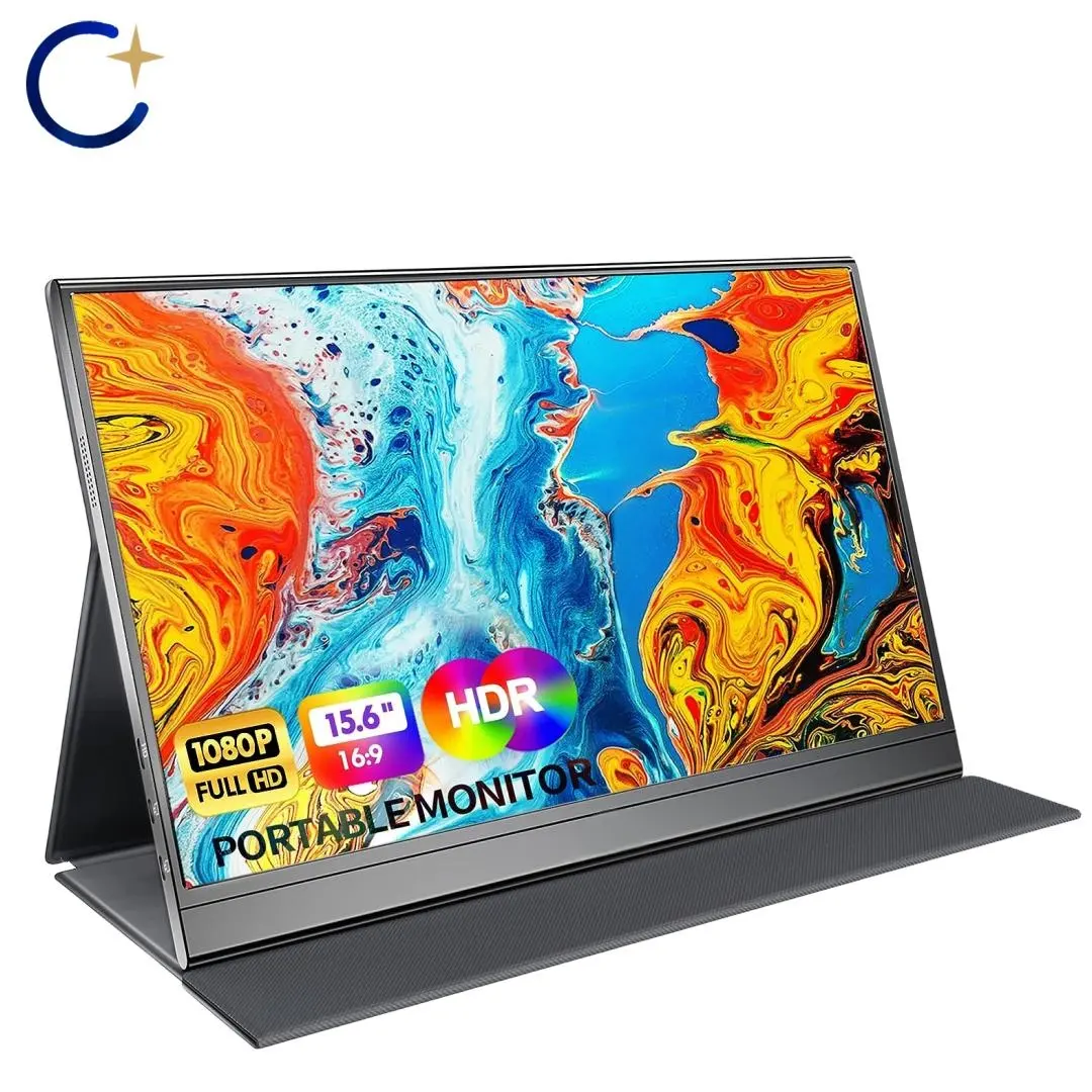 15.6 Inch Fhd 1080P Ips Scherm 2K Gaming Lcd Monitoren Type C Poort Pc Telefoonschakelaar Ps5 Oem Laptop Draagbare Monitor