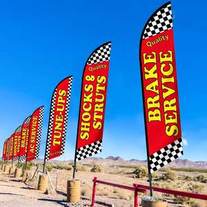 Highly Visible Polyester Tire Sale <strong>King</strong> Flags New and Use Tires Shop Feather Flags for Businesses Banner Sale Advertising Sign - Product Image 3