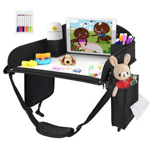Plateau de voyage pour enfant gratuit pour siège auto pour tout-petit |   Organisateur de plateau pour siège auto pour tout-petits |   Grand support pour iPad, un essentiel pour les voyages en voiture - Product Image 1