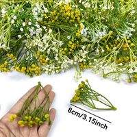 Bunga Plastik Buatan, Rumput Air Plastik, Aksesoris Stamen Bunga Palsu, Ramah Lingkungan, Tahan Lama, Dekorasi untuk Penggunaan di Dalam Ruangan