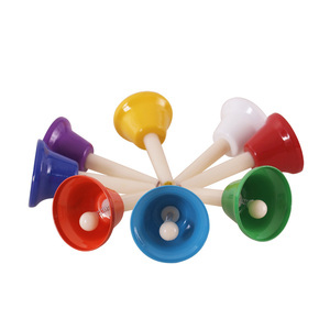 <span class=keywords><strong>Campana</strong></span> <span class=keywords><strong>de</strong></span> <span class=keywords><strong>Mano</strong></span> Infantil <span class=keywords><strong>de</strong></span> Metal <span class=keywords><strong>de</strong></span> Ocho Tonos, Juguete <span class=keywords><strong>Musical</strong></span> <span class=keywords><strong>de</strong></span> Percusión para Clases - Product Image 6