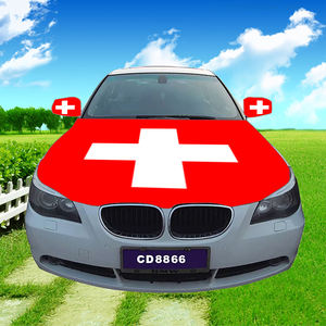 스위스 국기 맞춤형 로고 축구 팬 플라잉 바디 플래그 3 * 5FT 폴리에스터 인쇄 슬로건 배너 - Product Image 3