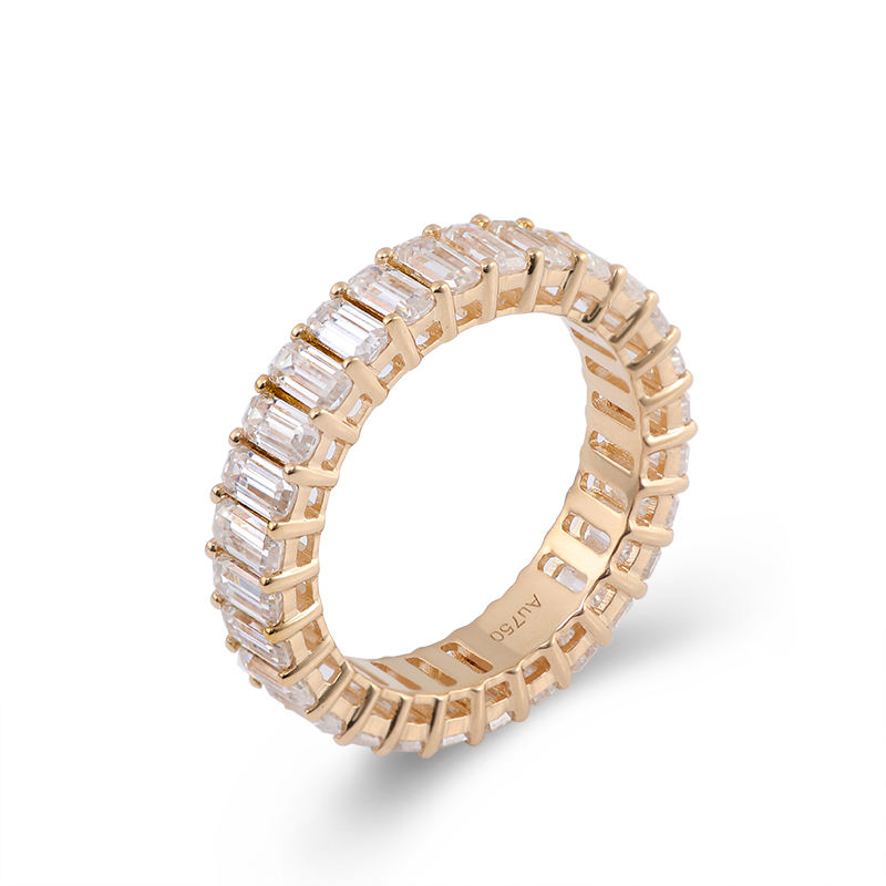 แหวนทอง 18k + เพชร moissanite