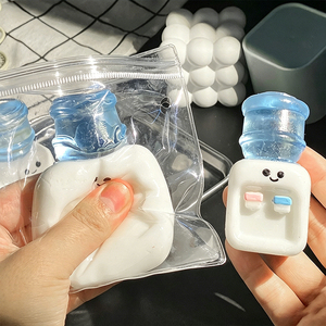 Most Popular Cute TPR Funny Squishy Water Dispenser Stick Stretchy Decompression Sensory <b>Squeeze</b> Toy for Kids and Adults - Product Image 3