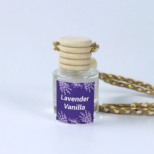 Avertan, venta al por mayor, tapa de madera, 5ml, 6ml, 8ml, 10m, forma redonda, ambientador de coche, botella de Perfume, botella de Perfume para coche - Product Image 6