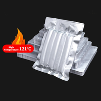 Sachets en aluminium pour aliments pour animaux de compagnie, qualité alimentaire, scellés sur trois côtés, micro-ondables, résistants aux hautes températures, 121°C