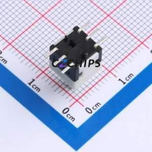 PS-8055SVB-6PLA Push Button Switch SMD Switch No Lock Rectangle Plunger 500mA 24V - Product Image 2