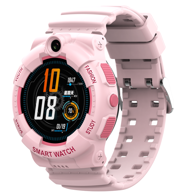 For KT25 4G Android Children Smartwatch GPS Positioning SOS Waterproof Silicone Magnetic Plastic Math Game SMS School Mode