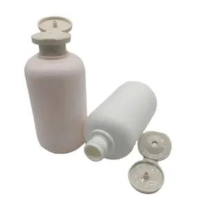 Kemasan lotion sabun ramah lingkungan kustom 500 250ml botol pompa sampo cuci Badan tabung lunak plastik HDPE