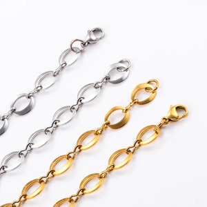 Collier ras du cou en acier inoxydable, chaîne à maillons ronds de 8,2 mm de large, ne ternit pas, étanche, pour hommes et femmes, bijoux tendance - Product Image 3