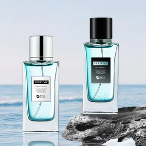 Bán buôn 100ml sang trọng tùy chỉnh thiết kế vuông chai nước hoa thủy tinh uốn tốt sương phun sương hoàn thành tùy chỉnh hộp nắp bao bì - Product Image 6