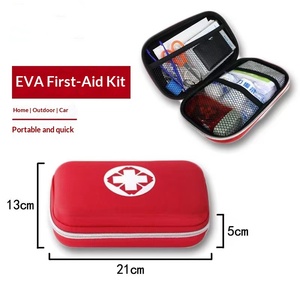 EVA Family Emergency Bag, Outdoor Survival First Aid Kit Portable Travel Car Emergency Rescue <b>Storage</b> Bag - Product Image 3