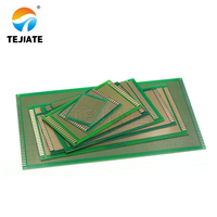 Carte de circuit imprimé prototype FR4, pas de 2,54 mm, 1,6 mm, verte, universelle, simple ou double face