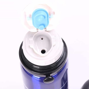 Outdoor Double-lid Vacuum Insulated Stainless Steel <b>Large</b>-capacity Sports Travel Water Bottle Portable Strap 6-12hr Thermal - Product Image 6
