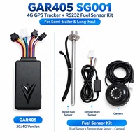 Traceur GPS 4G avec kit capteur de niveau de carburant RS232 GAR405 SG001 pour semi-remorques et transport longue distance