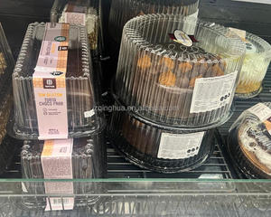 Contenedor de Plástico Desechable para Pasteles de <span class=keywords><strong>Cumpleaños</strong></span>, Caja de Embalaje para Reposterí<span class=keywords><strong>a</strong></span>, OEM de Fábrica - Product Image 2
