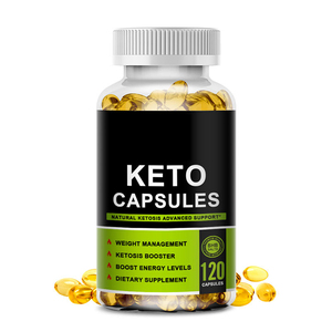Capsules Keto Capsules Mélange et regain d'énergie Keto Softgel Vegan Keto BHB Capsules biologiques - Product Image 1