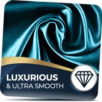 Parure de lit de luxe américaine en satin de soie, 4 pièces, taille Queen/King, housse de couette, drap-housse, taies d'oreiller - Utilisation hôtelière/mariage, 600 fils/cm²
