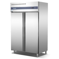 Réfrigérateur commercial Congélateur professionnel en acier inoxydable Réfrigérateur vertical pour cuisine