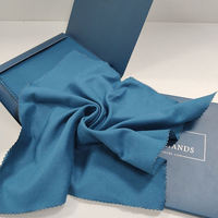 Paños de limpieza de microfibra de lujo azul mar profundo, paño de limpieza de plata para joyería, cámara, teléfonos móviles, limpieza exquisita
