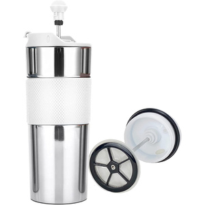 Termo de Viaje de 15 oz para Café o Té, de Acero Inoxidable, Doble Pared, Aislamiento al Vacío, Prensa Francesa, Taza de Viaje - Product Image 2