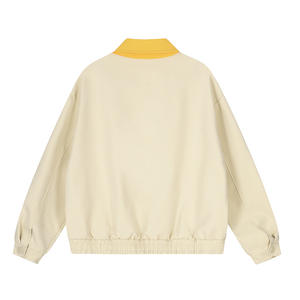 Chaqueta Bomber Piloto Varsity Personalizada para <span class=keywords><strong>Hombre</strong></span>, Alta Visibilidad, Doble Cremallera, Bordado, Satén, Deportiva, Táctica, Alta Visibilidad - Product Image 5