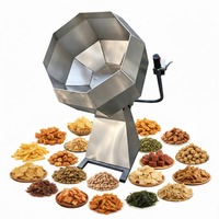 Professional Almond Sugar Coating Chips Seasoning Sugar Coating Machine Food Seasoning Machine Peanut Coating Machine