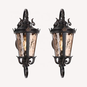 Lámpara de Pared Exterior de Estilo Retro Europeo y Americano, Lámpara LED Impermeable para Jardín - Product Image 1