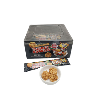Nouvelles Bouchées de Nouilles Turques Halal Épicées et Croustillantes avec Sésame et Arachides – Mini Bouchées Instantanées en Gros - Product Image 1