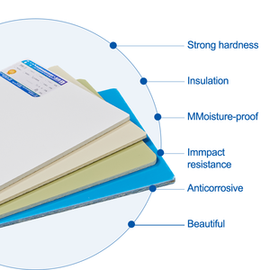 Leichte Glasfaser-Innenwand Kiesel muster Rolled Chiller Cargo Van-Moulding Biegen Stanzen Schweißen Angebotene <span class=keywords><strong>FRP</strong></span>-Platte - Product Image 3