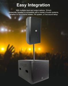 Nouveau Design 2400 Watts Audio Système Sonorisation Enceinte Extérieure DJ Salle de Concert Spectacle Scène Bass Subwoofer Professionnel 18 Pouces - Product Image 5